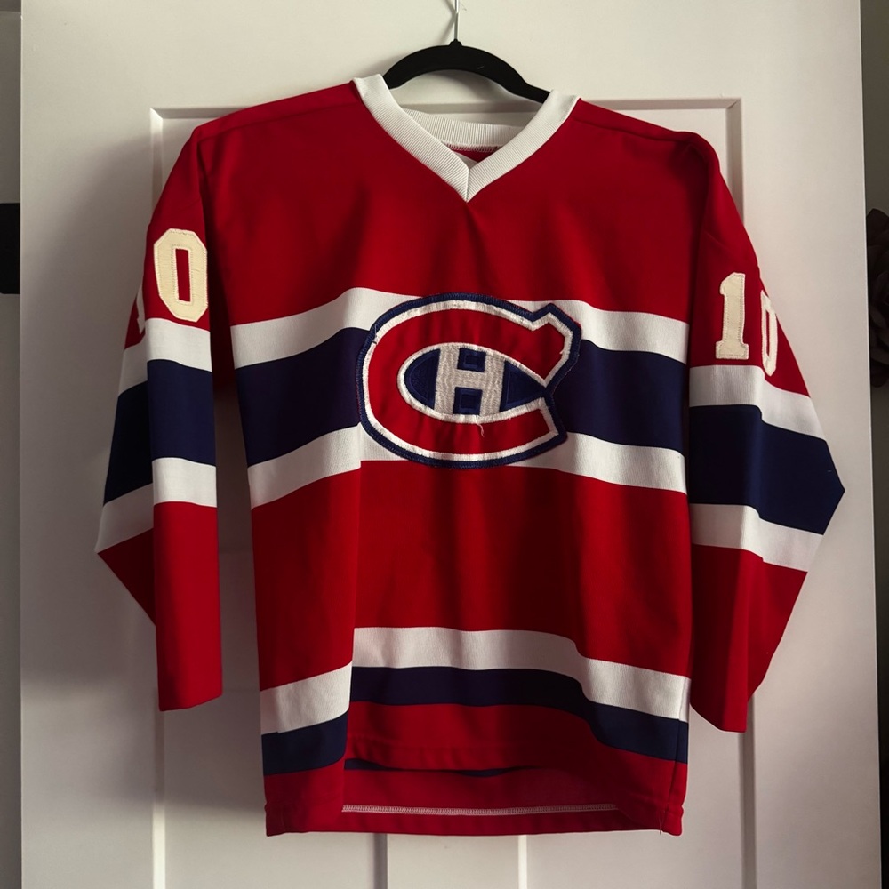 Vintage Montreal Canadiens Guy Lafleur Children’s Hockey Jersey